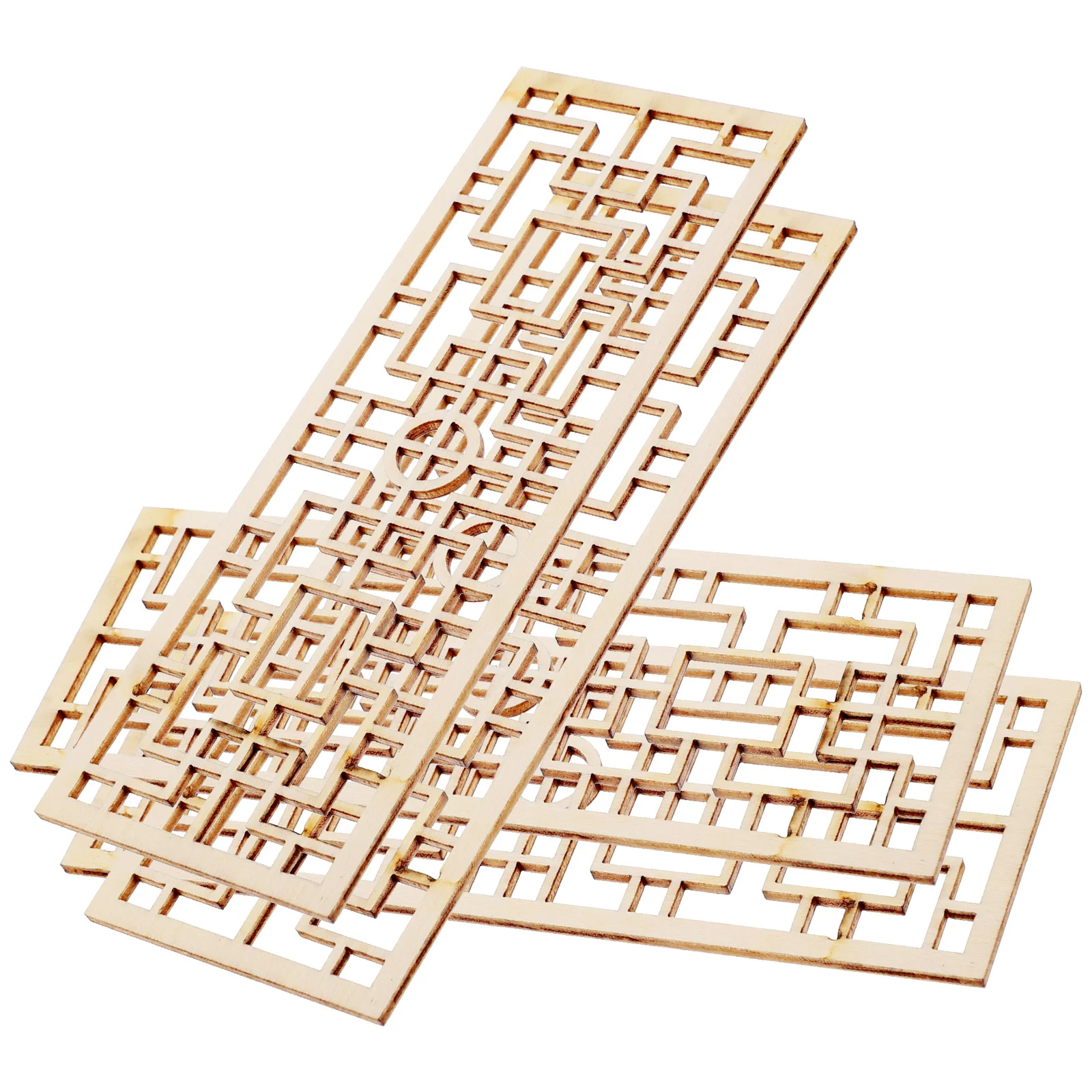 4 Pcs Miniature Screen Desktop Decor Toy House Model Photography Props Bookshelf Ornamental