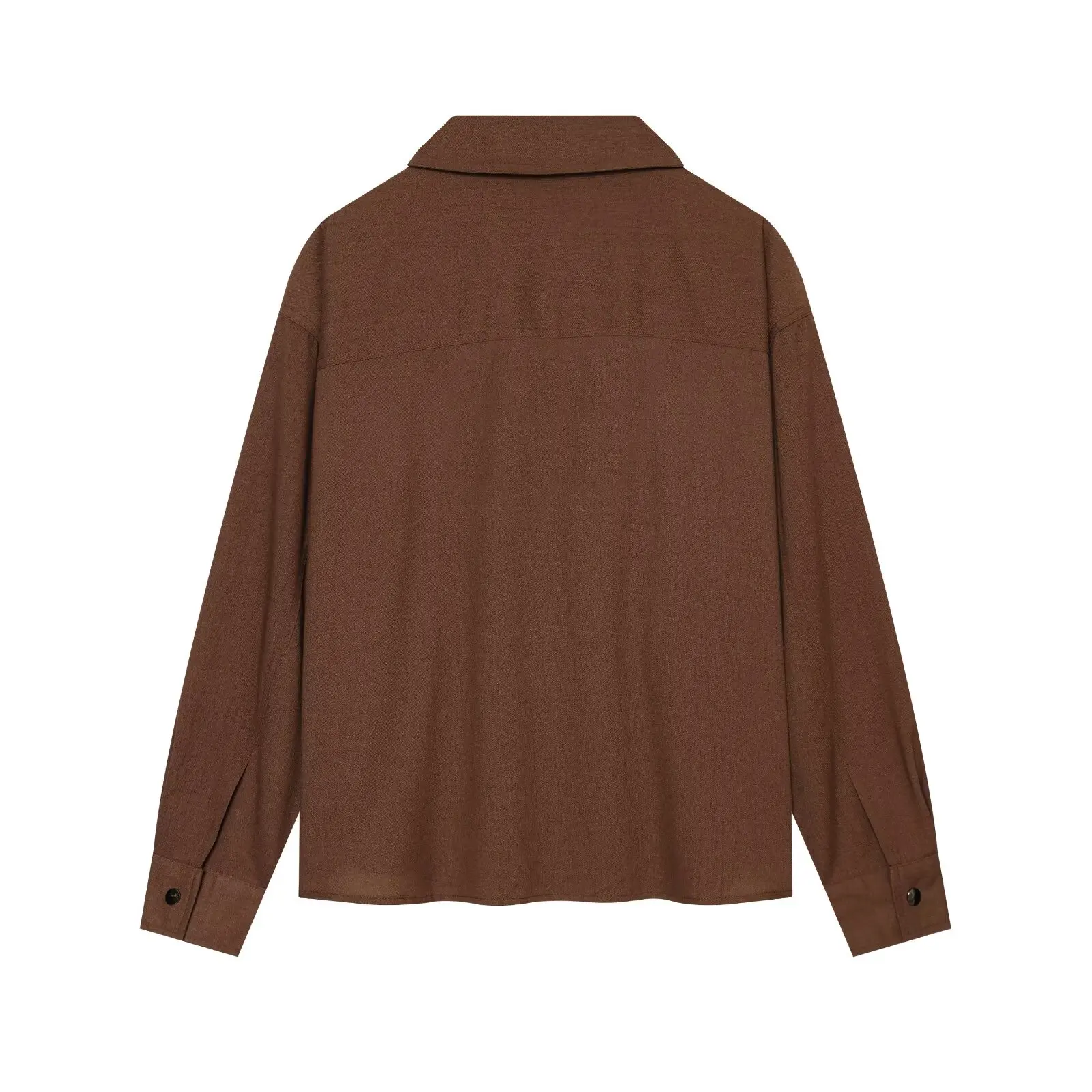 BSAY Women New Irregular Oblique Button Blouse Lapel Collar Long Sleeve Solid Loose Casual Shirt Elegant Daily Office Ladies Top
