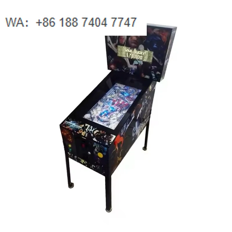 2 Screen Folding Virtual Pinball Machine with 60 Pinball Games
