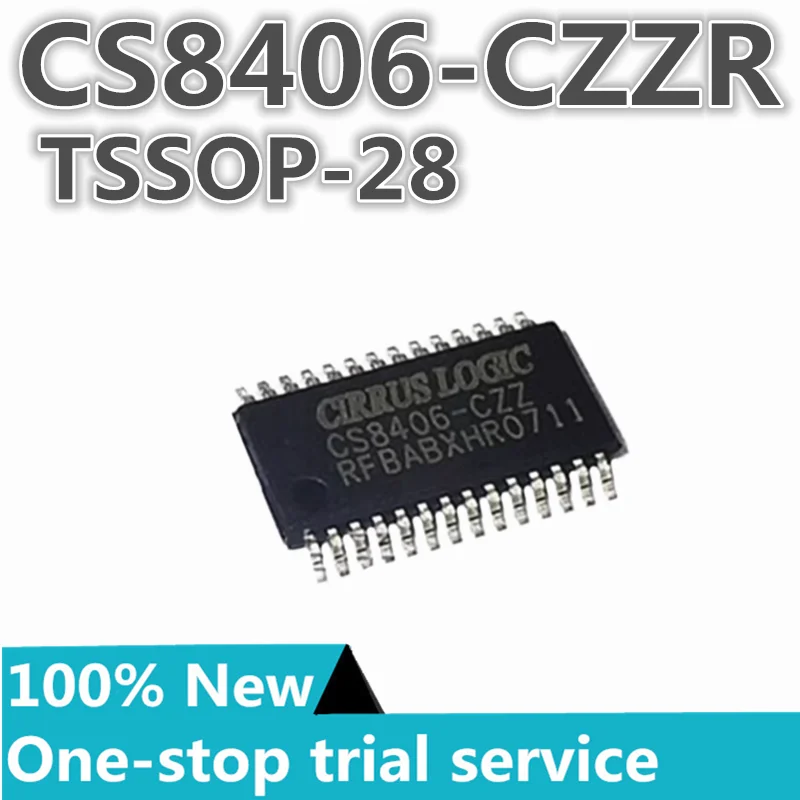 2-100pcs %New CS8406 CS8406-CZZ CS8406-CZZR TSSOP-28 Digital Audio interface transmitter IC