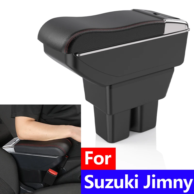 

Armrest for 2025 New Suzuki Jimny Interior Center Console Storage Box Organizer with Cup Holder 2018-2025 Car Accessories