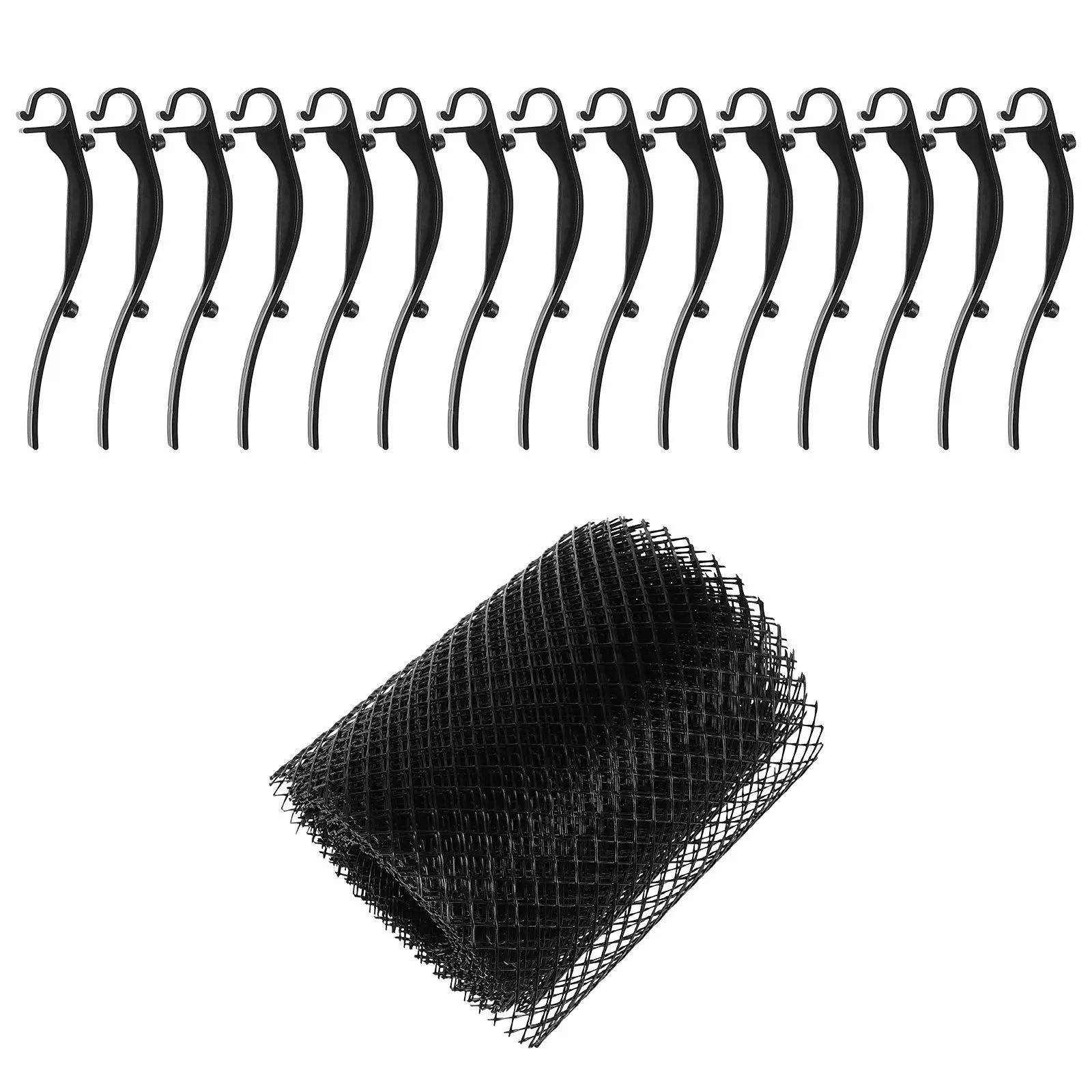 Robuste Kunststoffschutz-Blatt-Schutzabdeckung, Entwässerung, Anti-Blocking-Filter, Bildschirm für Garten, Balkon, Heimbedarf, Netzrolle, Regen