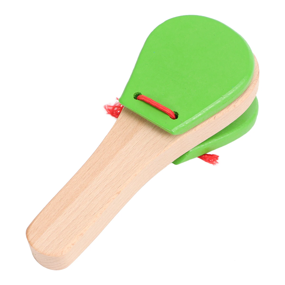 Wooden Castanets Long Handle Hand Clappers For Kids Lightweight Percussion Instruments Musical Instrument For Children