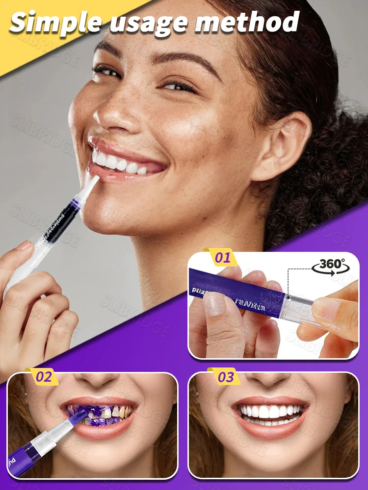 قلم تبييض يحل البقع الصفراء، أدوات العناية بالتبييض، شحن مجاني، أبيض جدًا هو أعمى