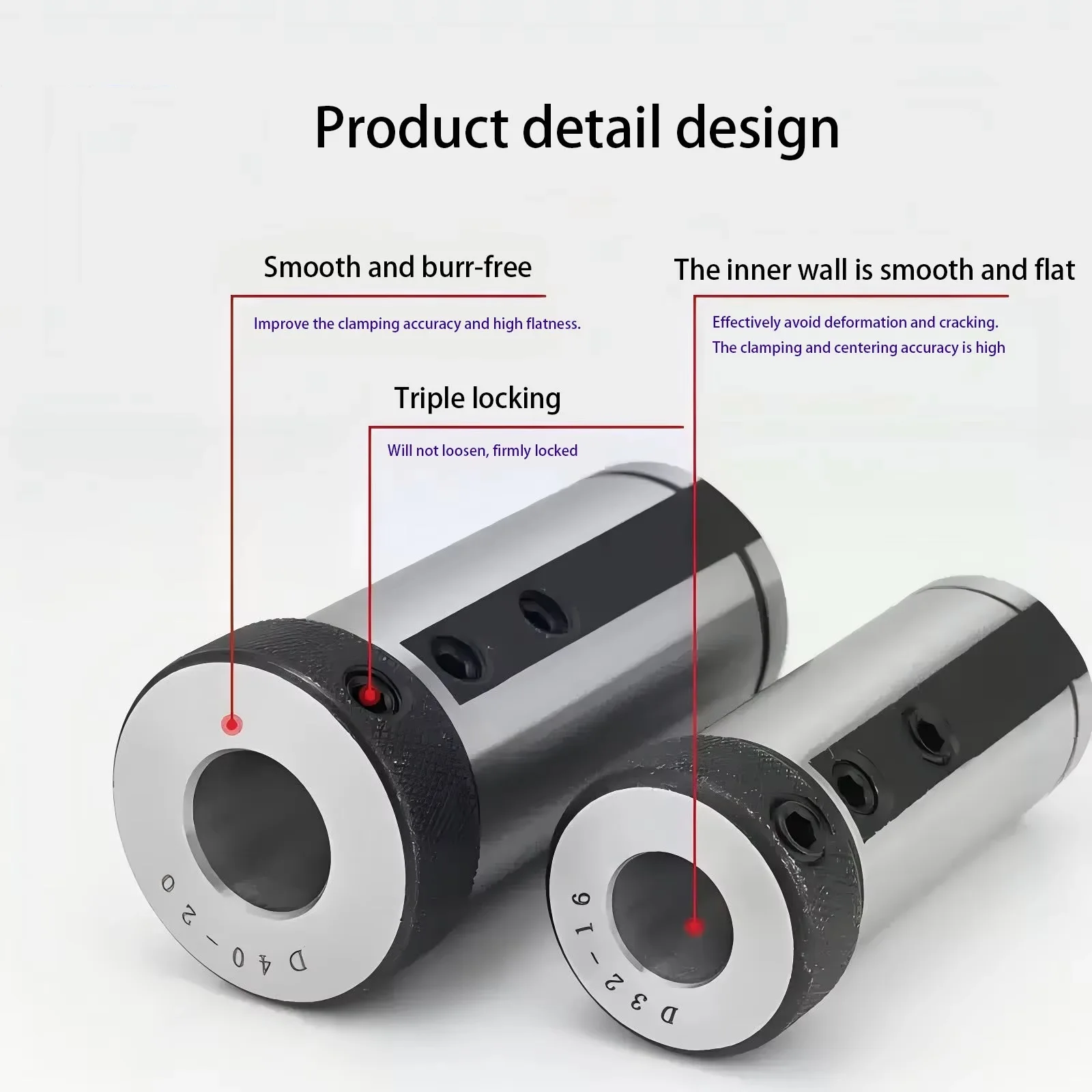Quick Change Straight & Morse Taper Lathe Reducing Sleeve D20-D40 MT1-MT4 5-32mm Bore CNC Tool Magazine Guide Bushing Holder
