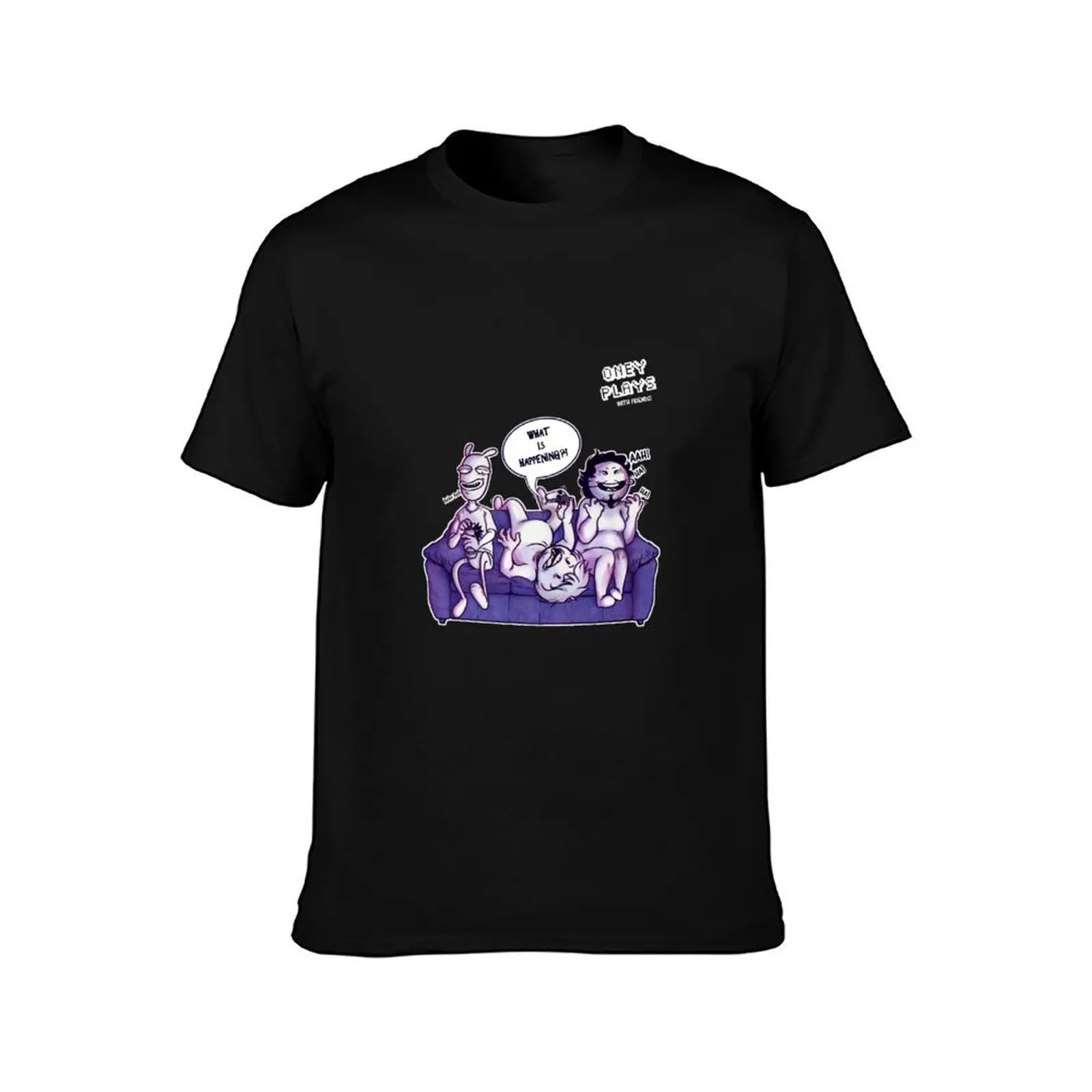 OneyPlays: Couch Boys T-Shirt Independence Day Short Sleeve T-Shirt