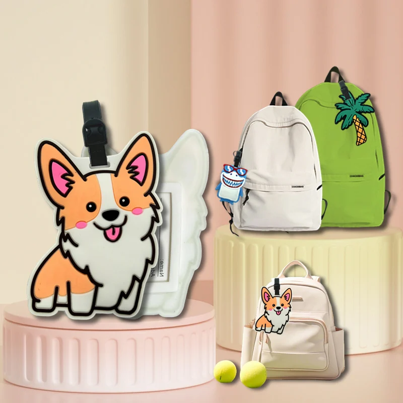 إكسسوارات السفر العصرية، حيوانات لطيفة، علامات الأمتعة، حقائب الأمتعة المصنوعة من السيليكون، إضافة الهوية، رفوف الأمتعة، ممر الصعود، بورتا