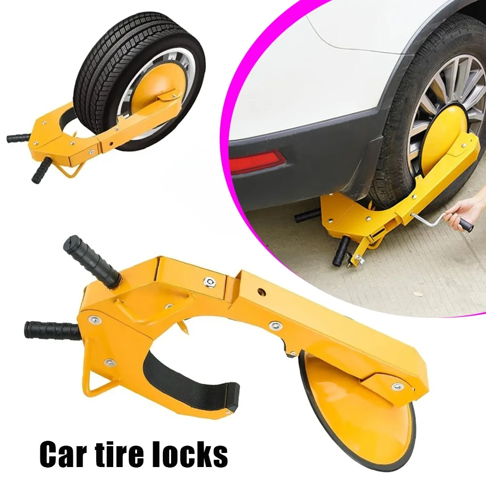 

Противоугонный замок-фиксатор на колесо прицепа, сверхмощный регулируемый, для автодомов, грузовиков, лодок, автомобилей, внедорожников, универсальный, стальной, защитный иммобилайзер