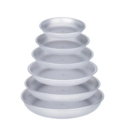 Boundless Voyage Titanium Plates Dishes Saucer Lightweight Outdoor Camping Tableware Food Tray Stackable Serving Plates
