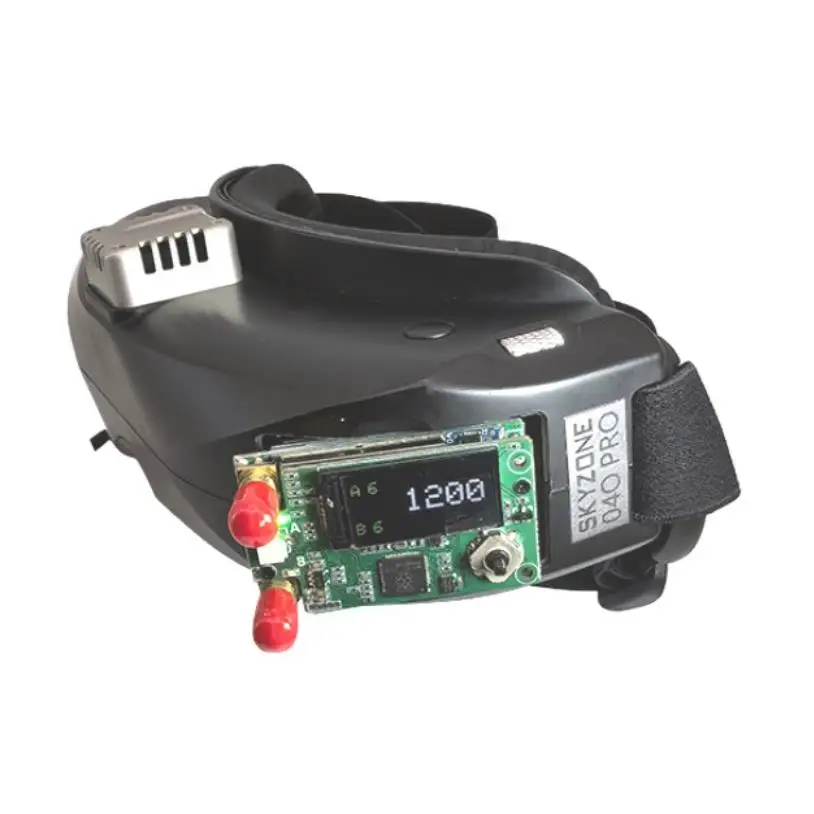 

FPV 1.2/1.3Ghz Dual Antenna VRX Video Receiver 9CH Wide Band 1080MHz to 1360MHz for Fatshark/SKYZONE/DJI Drone Goggles V1 V2