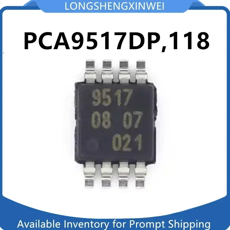 1PCS PCA9517DP,118 Screen Printed 9517 TSSOP-8 Original Dual Power Level Conversion I2C Bus Repeater Chip