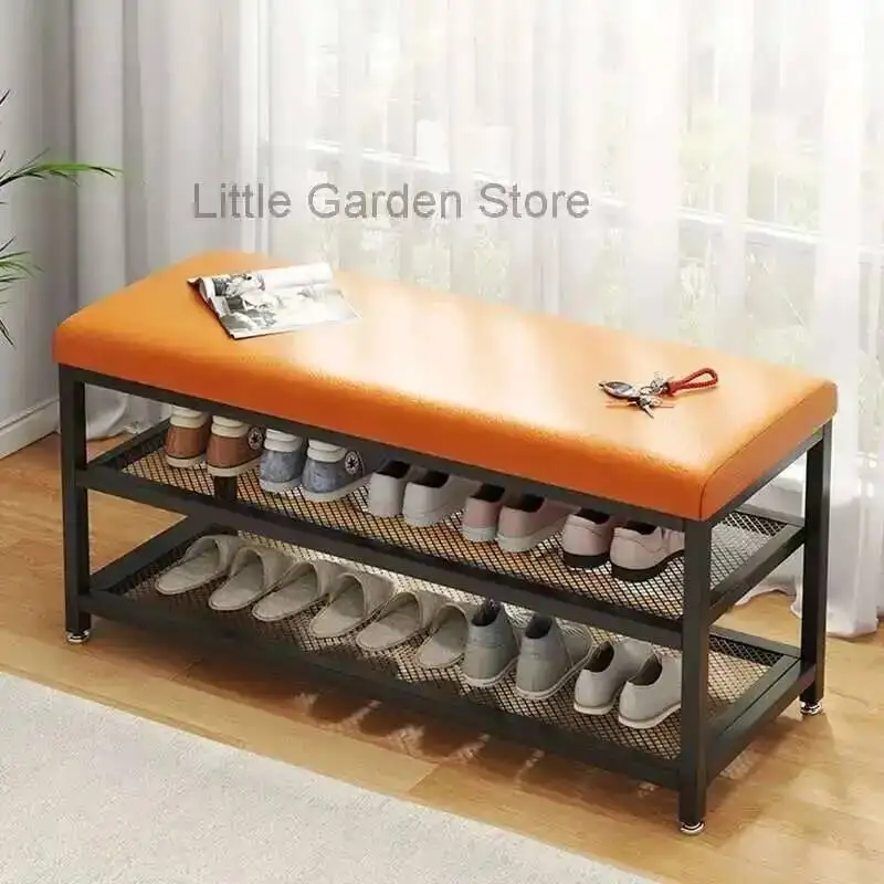 

Narrow Shelf Modern Shoe Rack Storage Bench Balcony Metal Shoe Cabinets Organizer Hallway Gabinetes De Sapatos Home Furniture