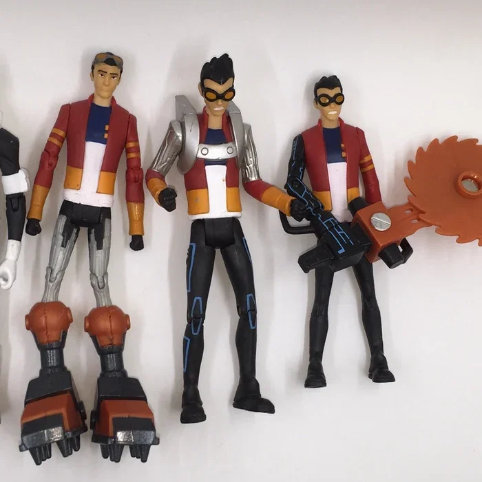 Mattel Comic Hero 10cm Action Doll Generator Rex 5 Sets of Dolls Hand-held Collection Desktop Ornaments