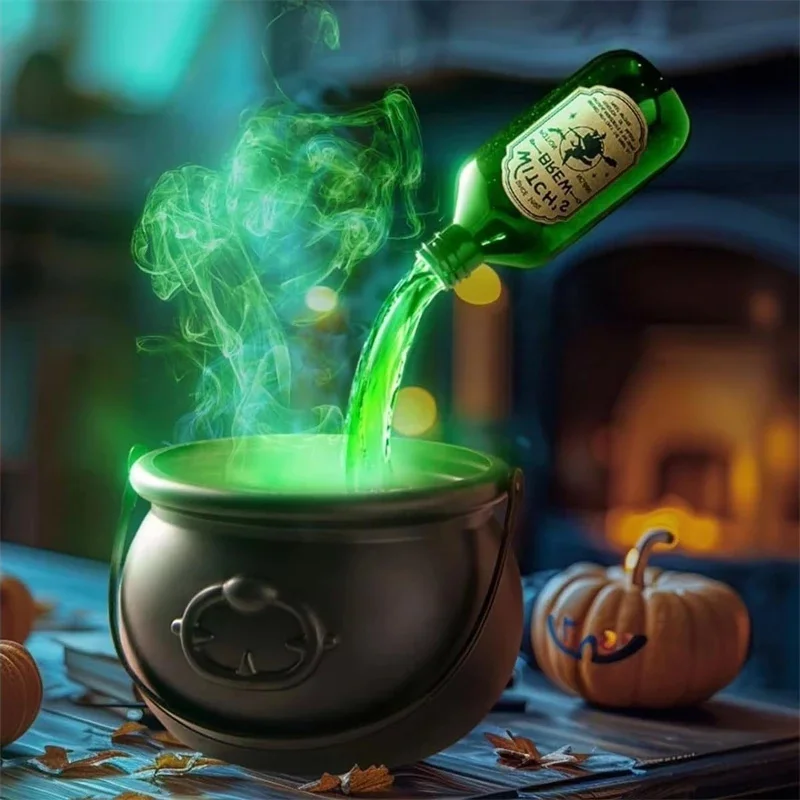 

Halloween Flaming Bat Bucket Halloween Decorations And Easter Gift Indoor Atmosphere Arrangement Supplies Decorations New