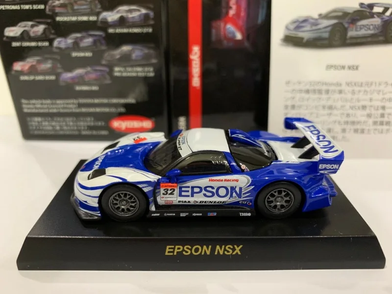 

1:64 KYOSHO EPSON NSX Racing # 32 литая под давлением коллекция имитационных моделей автомобилей из сплава, детские игрушки