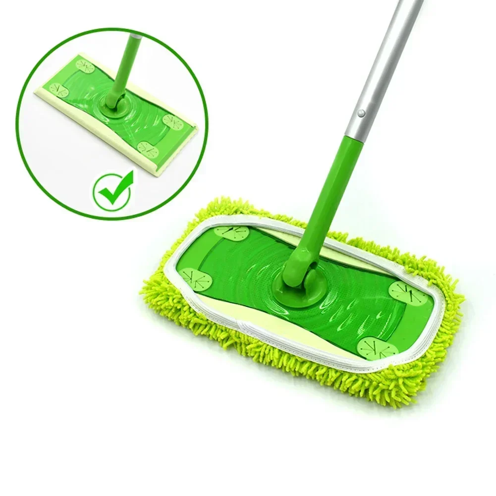 Washable Reusable Microfiber Mop Pads Dry And Wet Refill For For Sweeper Kitchen Mop Sweeper Broom Clean Tools