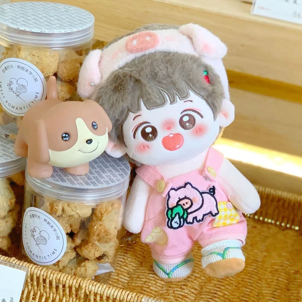 Cartoon Animal 20cm Cotton Doll Clothes Elephant Pig Cotton Doll's Clothes Mini Outfit Plush Doll Clothes Children's Gift