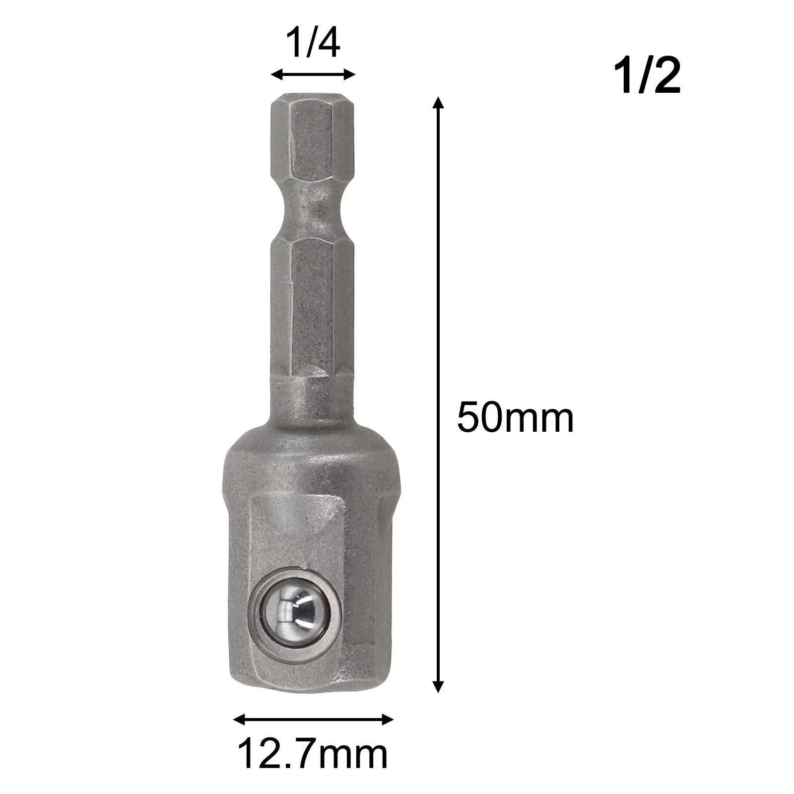 1/3pcs Socket Adapter 1/4 Hex Shank Extension Drill Bits Bar Set  For Adapt To  For Impact Wrench Screwdriver Handle Tool image 6