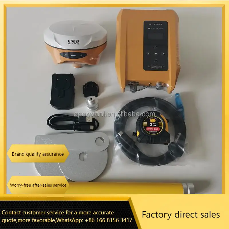 High Accuracy 1408   Gnss Receiver Rtk V500 V200 With Hi Suvery Software And 1  Visual Stakeout Hi-target V300