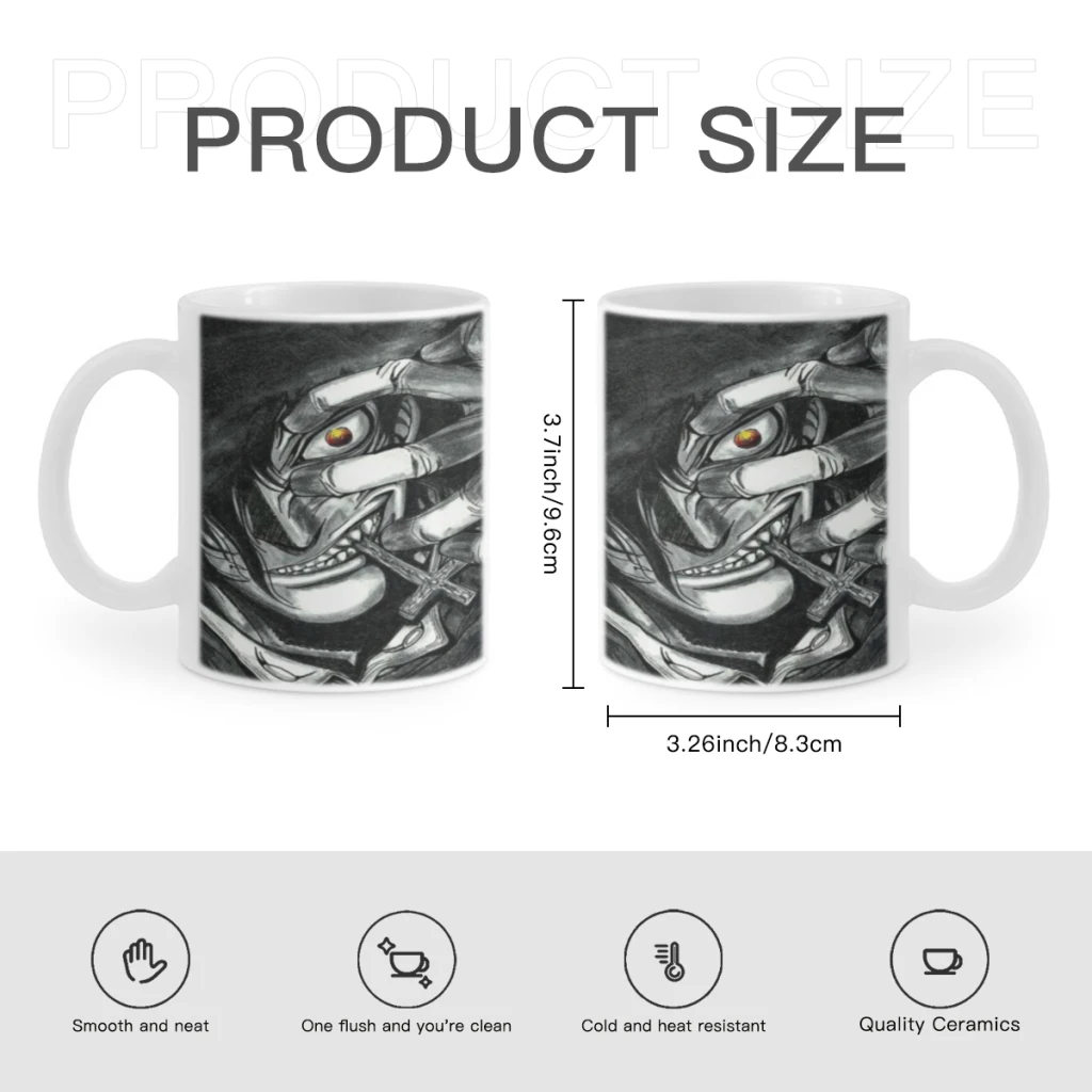 Alucard Hellsing Anime Movie Free shipping Ceramic Mug Cute Coffee Tea Milk Stave Mugs And Cups with Handle Novelty Gifts