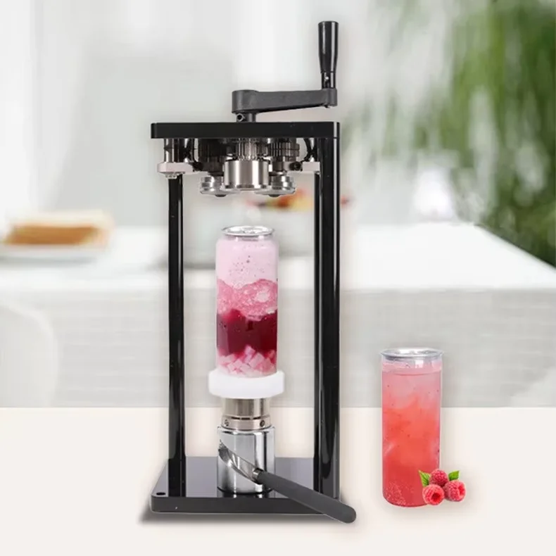 40-170mm Semi-Automatic Filling Sealing Machine for Beer Soda Tin Cans-Manual Easy Open Can Seamer for Aluminum Bottles