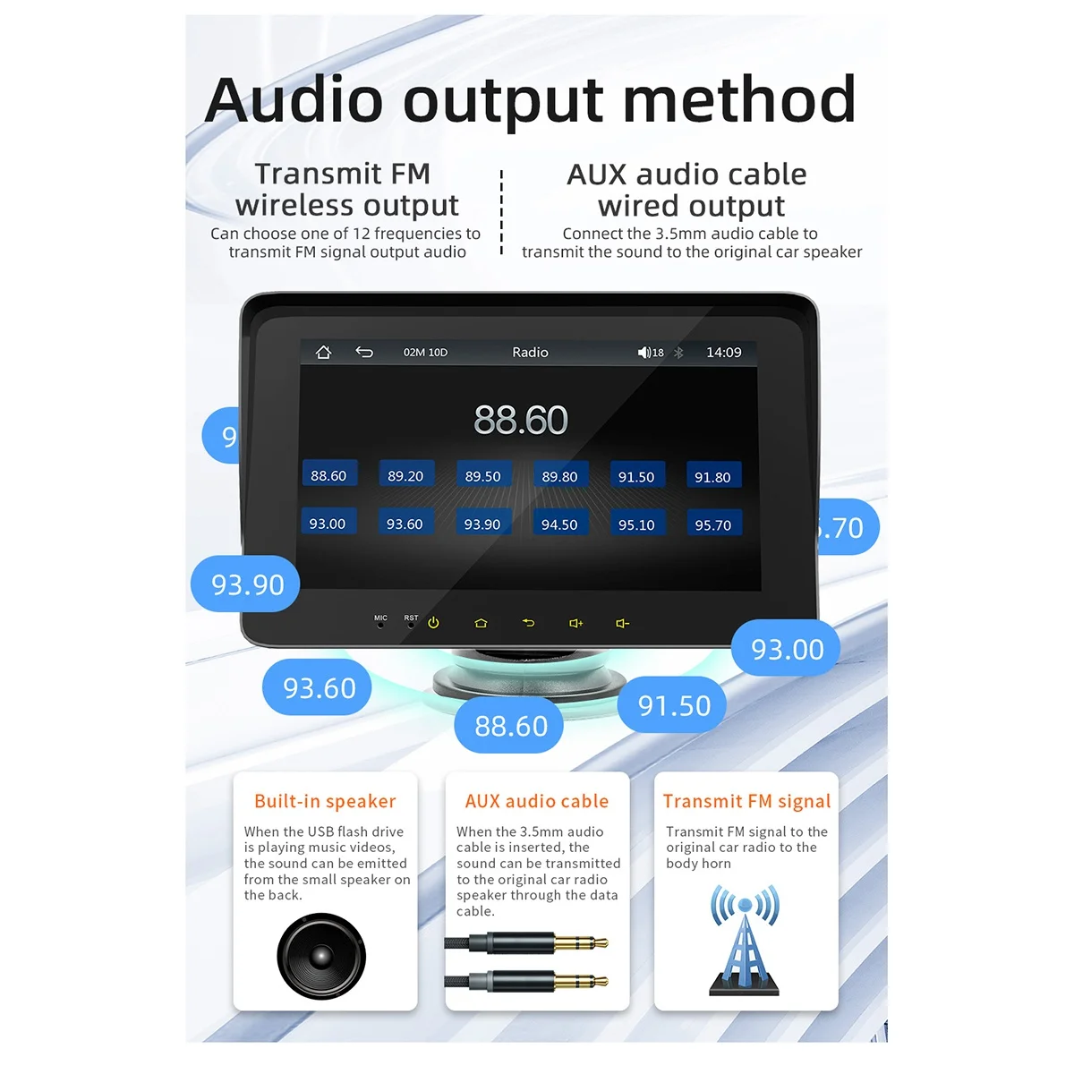 

B5310 7-дюймовый автомобильный MP5-видеоплеер портативный CarPlay MP5 универсальный