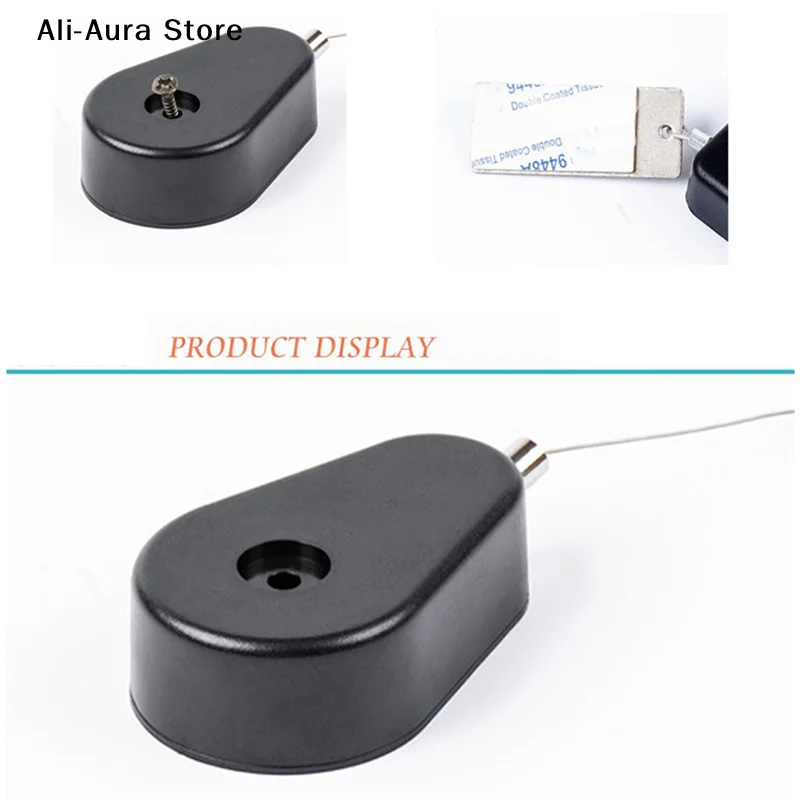 1Pcs Multifunctional Automatic Door Closer Anti Theft Retractable Cable Pull Box