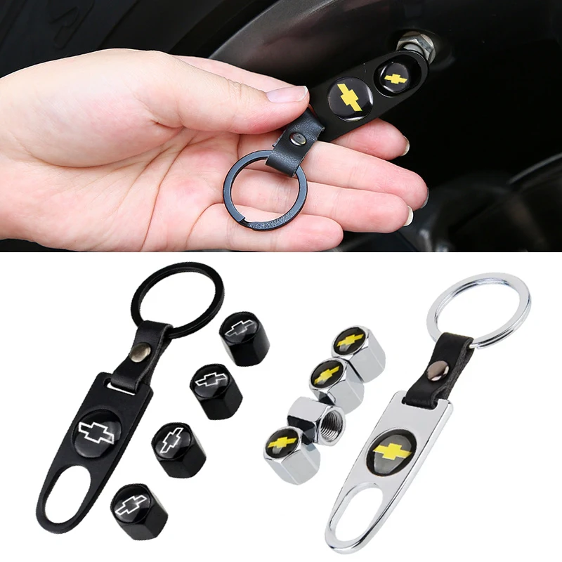 

Колпачок стержня клапана для колес автомобиля с брелоком для ключей, значок, подходит для Chevrolet Captiva Colorado Cruze Spark Malibu, автомобильные аксессуары