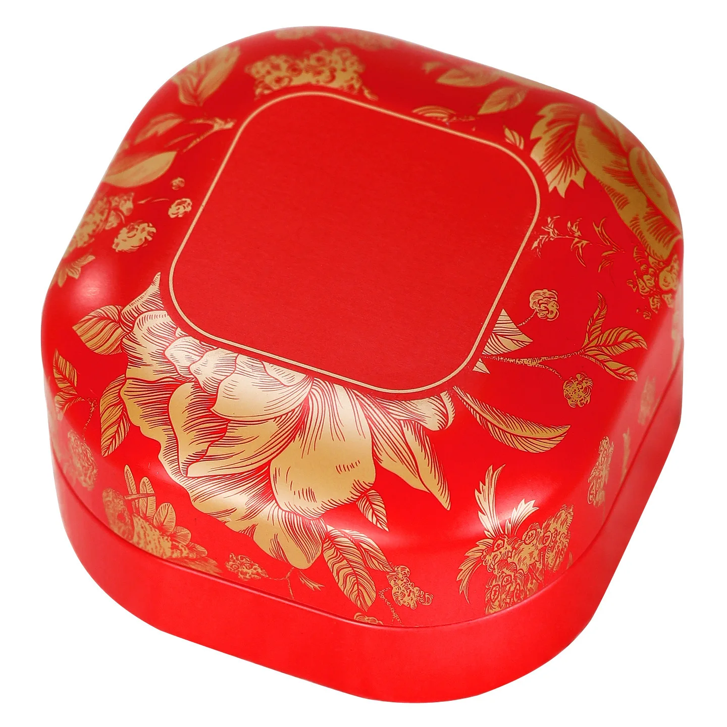 3PC Vintage Flower Chocolate Storage Tin Box Small DIY Candle Jars For Wedding Candy Packaging Gift Box Kitchen Coffee Metal Box