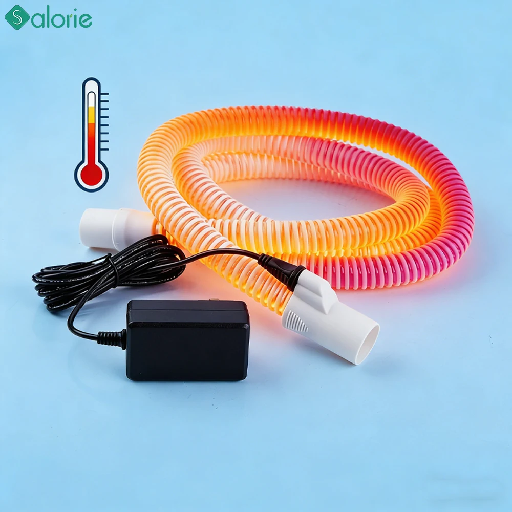 

Universal CPAP Heating Tube Compatible with Most CPAP/BiPAP Machines Flexible Hose for Effective Rainout Prevention and Comfort