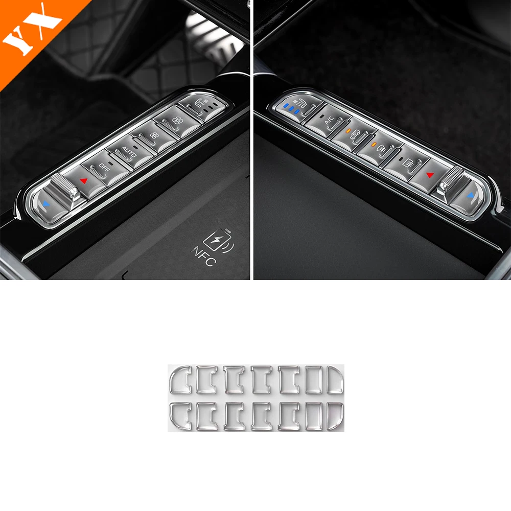 

Аксессуары для Jetour G700, 2025 2026, пластиковая наклейка на кнопку переключателя стекла автомобиля, наклейка на кнопку рулевого колеса автомобиля