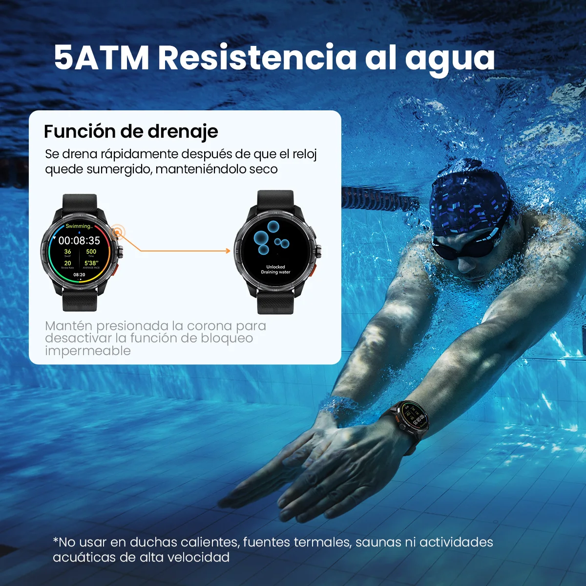 HAYLOU reloj inteligente Solar Ultra GPS, dispositivo resistente al agua hasta 5atm, con Pantalla AMOLED de 1,6 pulgadas, GPS in - Image 5
