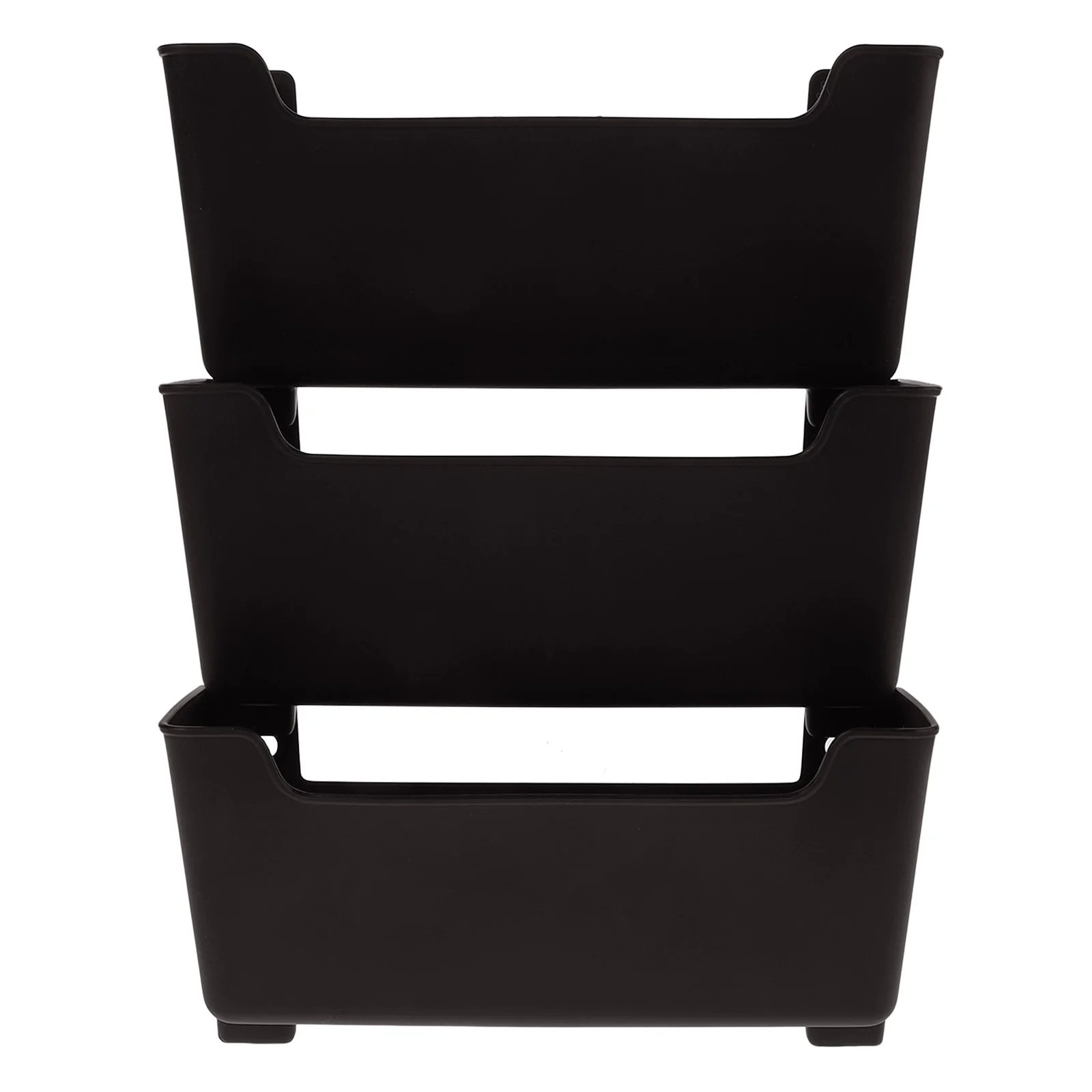 

Stackable File Storage Box Monitor Stand for Desk Hanging Wall Office over Door