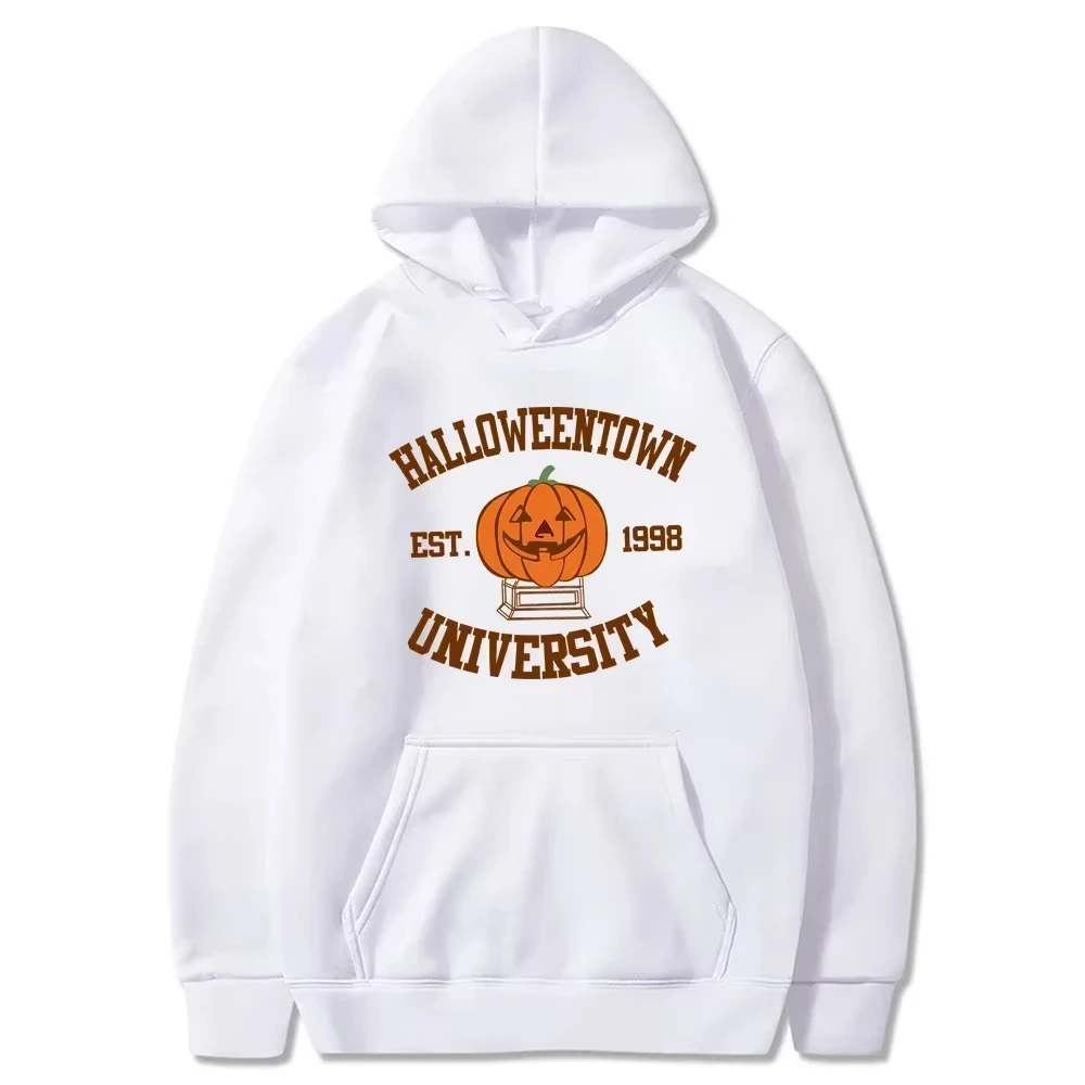 

Halloweentown Hoodie Est 1998 Printed Pullover Vintage Halloween Town Autumn Winter Woman Trendy Halloween Party Hoodies