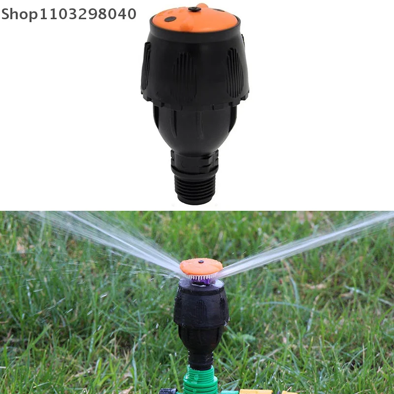 360-Degree Automatic Rotating Lawn Sprinkler With Multi-Directional Water Distribution Nozzle For Garden Irrigation