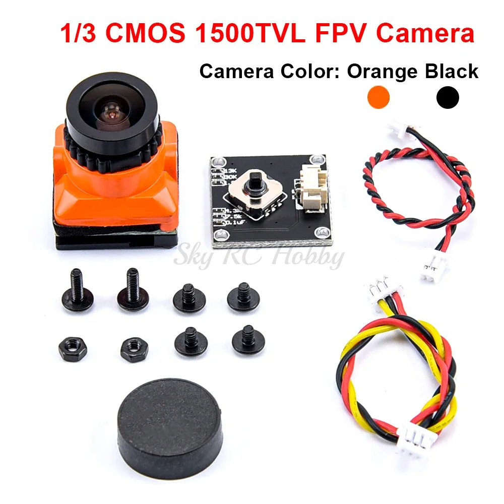 1/3 CMOS 1500TVL B19 Mini FPV Camera 2.1mm Lens Power 5V-30V PAL / NTSC With OSD Internal adjustable For RC FPV Racing Drone