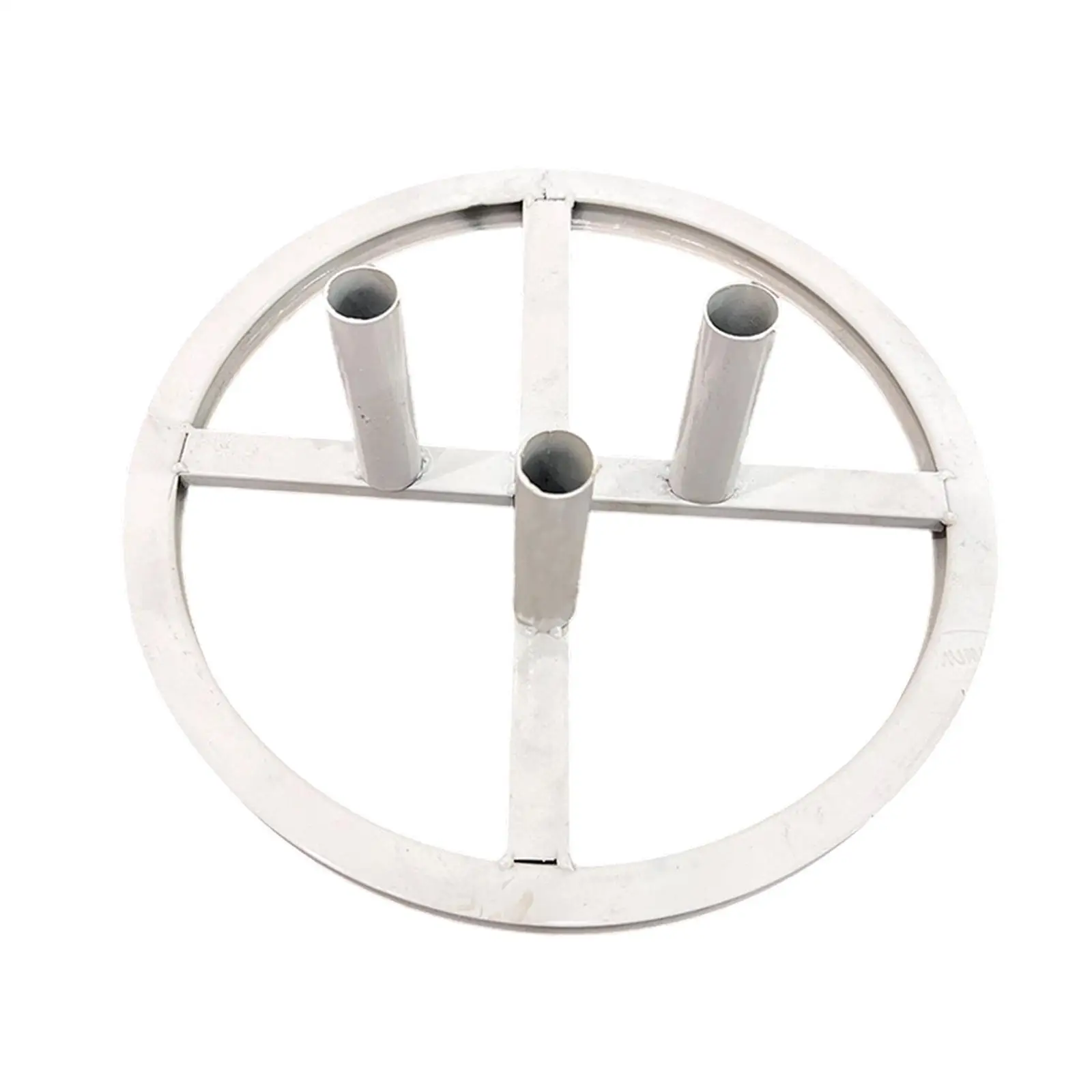 Metal Base for Flower Pole Display Stand Round Sturdy Support for Floor Standing Flowers for Indoor and Outdoor Events