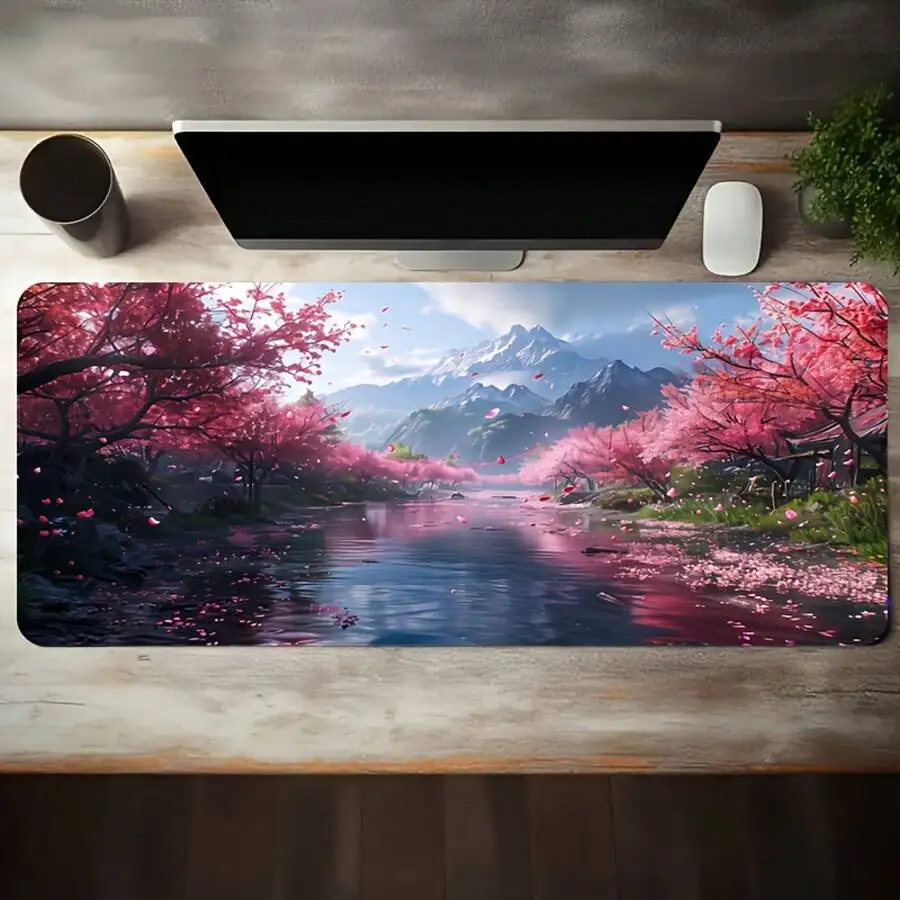 

Large Gaming Mouse Pad With Anti-Slip Rubber Base Washable For PC Laptop Office Home