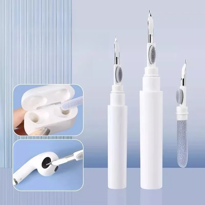 Bluetooth Headset Special Cleaning Pen Multi-purpose Gap Dust Removal Artifact Mobile Phone Jack Keyboard Cleaning Cleaning Tool