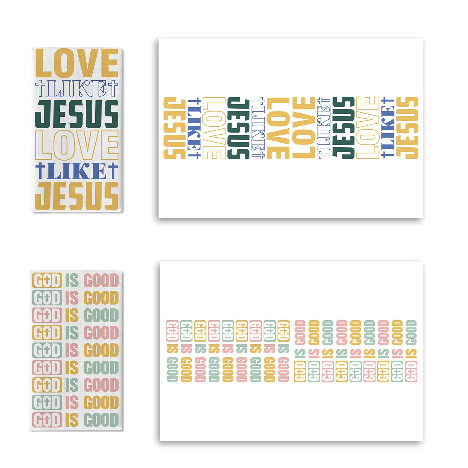 2 Pcs Christian 