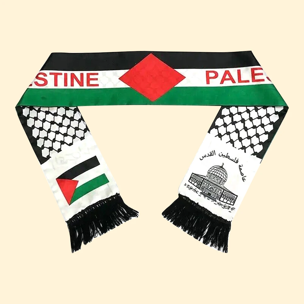 1-30Pcs Women\'s Scarf Palestine Flag Scarf Double Side Soft Skin Friendly Comfortable Scarf 2023 Winter Warm Scarf Men Sacrfs