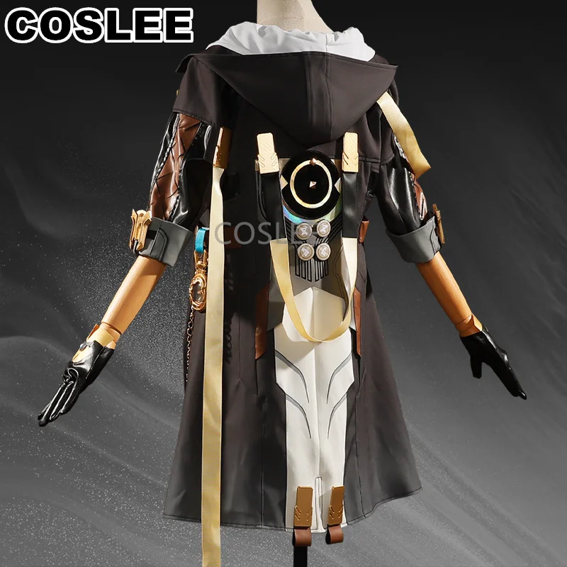 COSLEE Honkai: Star Rail Trailblazer Stelle Cosplay Costume Game Suit Cool Uniform Coat Top Skirt Halloween Party Outfit Women