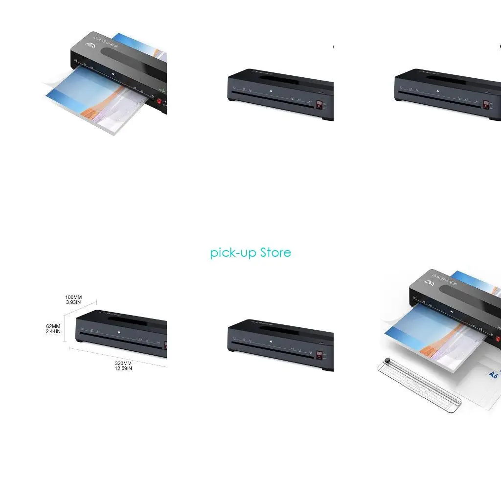 

Q5WA Laminator Machine, 9-Inch Thermal Laminator, 4-in-1 Desktop Laminating Machine Built-in Paper Trimmer