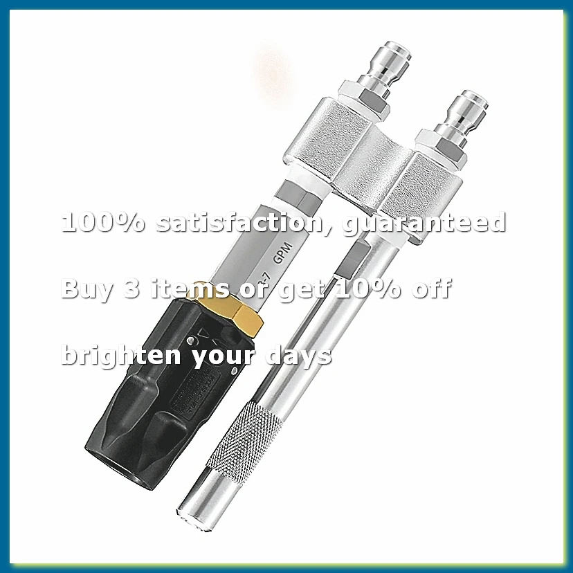 Pressure Washer Chemical Tip M5 Twist Nozzles Long Range Chemical for 3-7 GPM 1/4 Inch Quick Connect