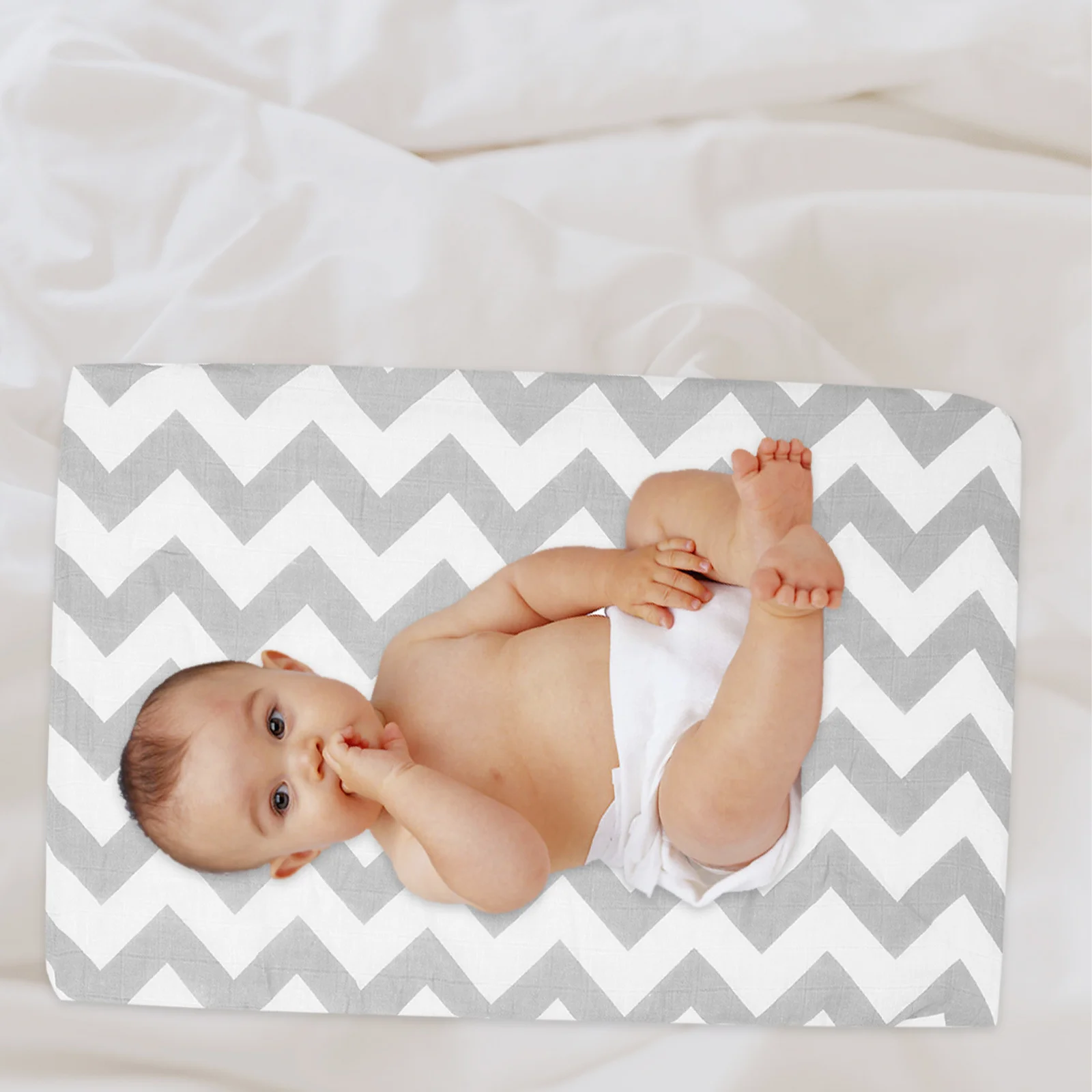 

Чехол для пеленального столика, моющийся, съемный, мягкий, приятный для кожи, детский подгузник, пеленальный столик, простыня, многоразовый, удобный