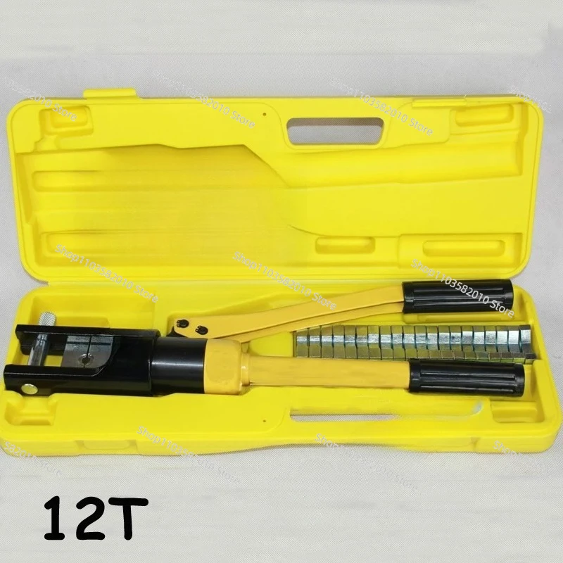 12T Crimping Range Hydraulic Clamp Crimping Tools for Copper Aluminium Terminal 16-300mm Press Cable Terminal