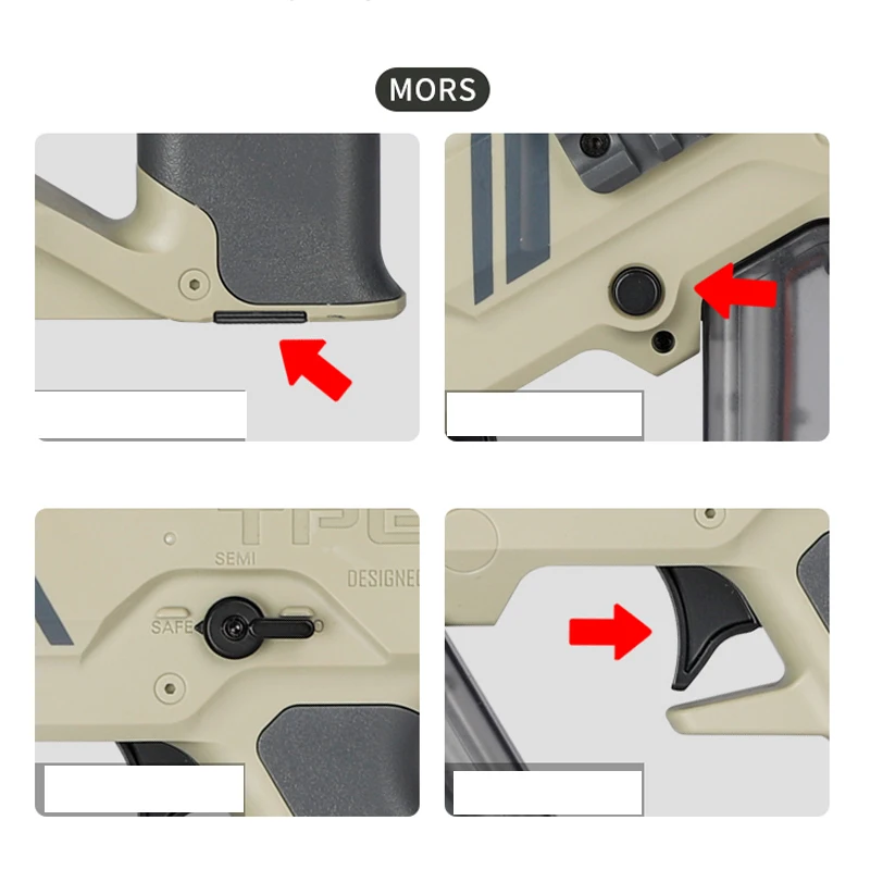 AK UNCLE LEHUI 라이트닝 페널티 장난감 총 젤 볼 장난감 총 나일론 7-8mm 젤 볼 전동 장난감 총 WBB