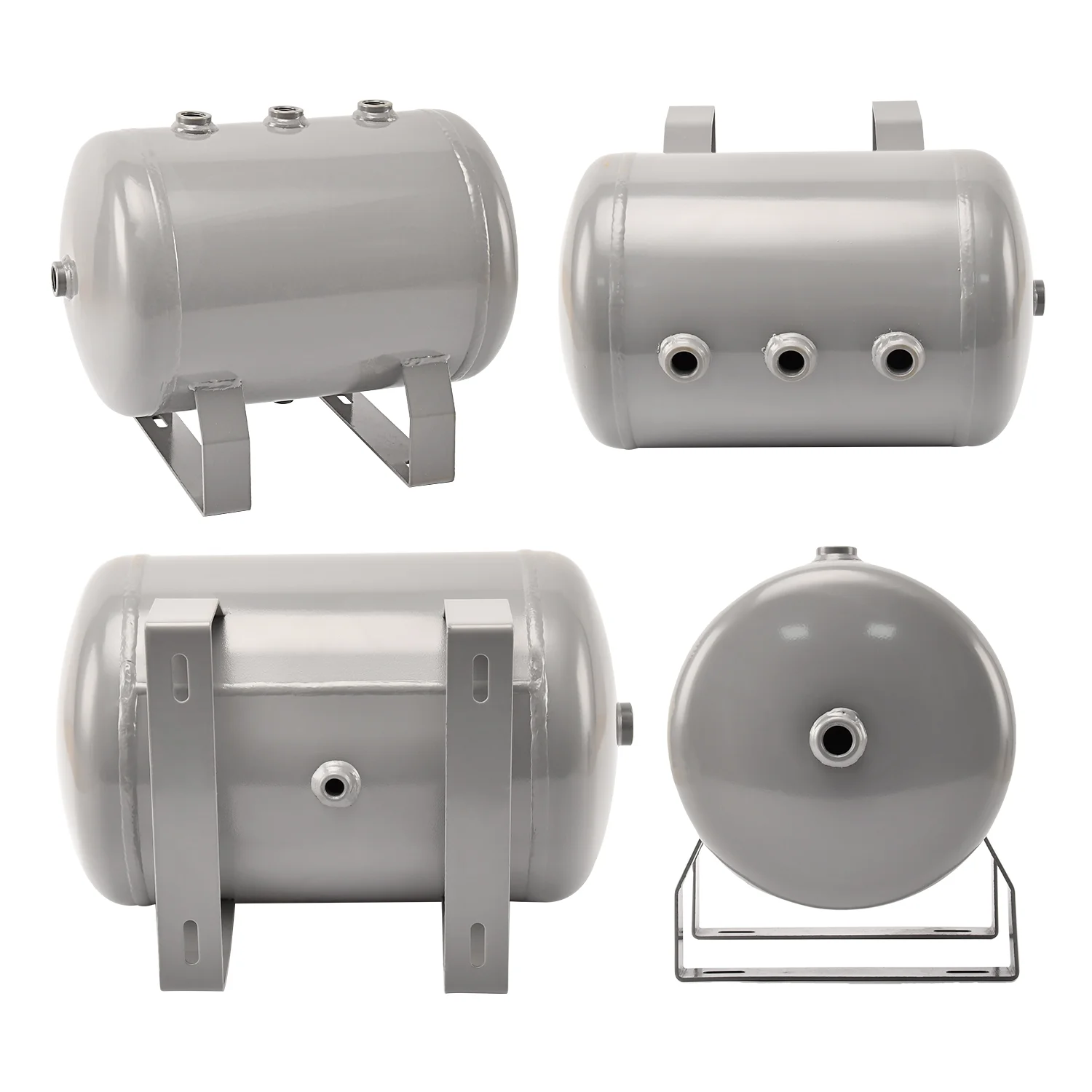15L Small Air Pressure Tank Compressor Tank Carbon Steel Horizontal Gas Storage Tank Vacuum Tank Buffer Gas Tank