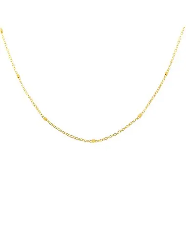 18k gold chain square piece (50 cm)