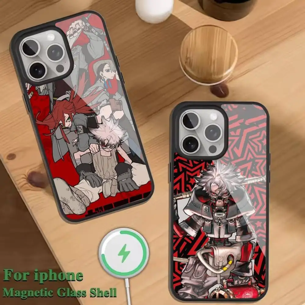 

Anime G-Gachiakuta Phone Case For Magnetic Wireless Charge Cover For iphone 16 15 14 13 12 11 Pro Max Plus Coque